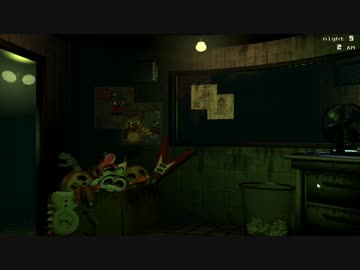 【実況】お化け屋敷のバイトやったら絶叫した Five Nights at Freddy's 3 第3夜目