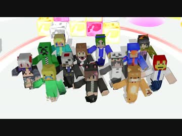 【MMD】常連さんとゆかにゃんでハイファイレイヴァー【Minecraft】
