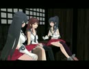 【艦これMMD】阿賀野型三人でauのＣＭ　Ｎｏ.3