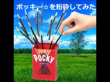 ポッキー☆を粉砕してみた.mp4