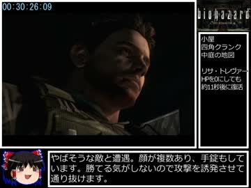 PC版　バイオハザードHDリマスター RTA 1時間37分44秒 part3