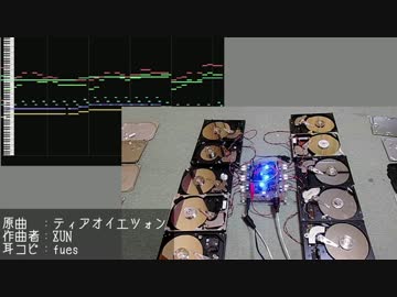 HDD10台で「ティアオイエツォン」を演奏してみた