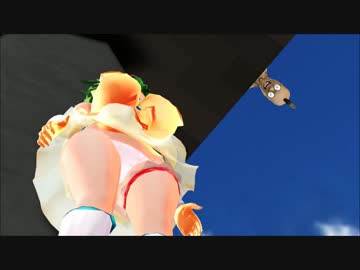 【MMD】むちむちなGUMIさんが駅を歩くとこうなる