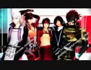 【MMD】武将５人でCarry Me Off【戦国BASARA】