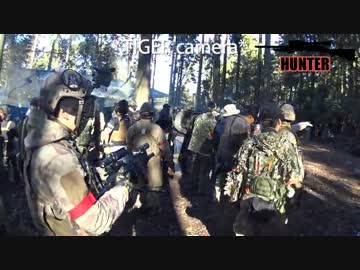 サバゲーをFPS風に撮ってみた2014.12.06 CIMAX  FPS_Airsoft FOX HUNT