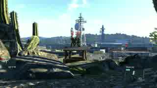 MGS5 GZ 敵兵を櫓の上に登らせてみた。