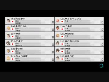 【プレイ動画】新春チーム杯2015予選Bブロック LaL vs IF 1GP【MK8】