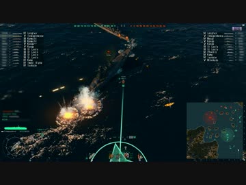 【WoWs】TierⅤ航空母艦-Independence-字幕プレイ