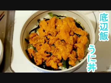 底辺飯　うに丼