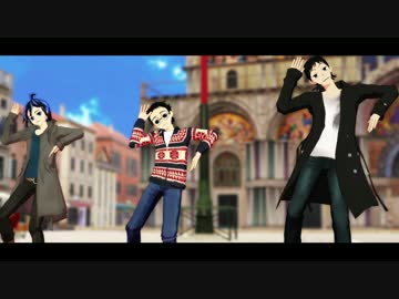 【ペダルMMD】妖怪コンビ+真波でShake It Off