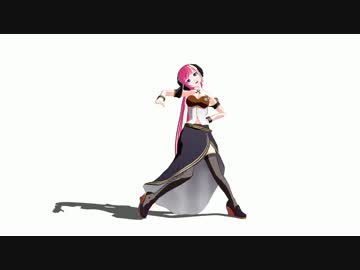 【MikuMikuDance】マシシ式ルカV4Xのスカートをセットアップしてみた