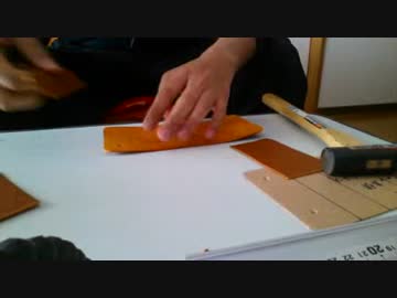 【レザークラフト】初心者が作る_#001（キーケース編）