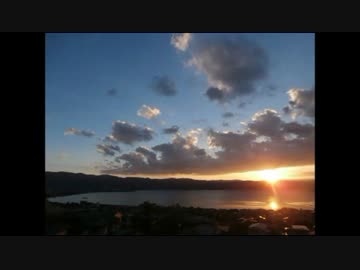１年間の諏訪湖＆空