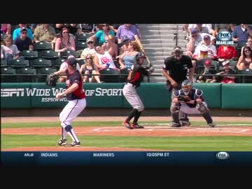 イチロー、タイムリーツーベースヒットを放つ