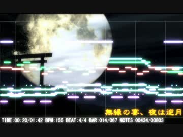【東方風自作曲】無縁の宴、夜は逆月
