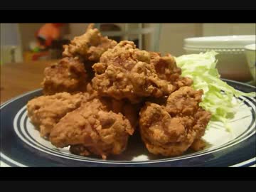 【もぐささん】小口食堂 バクダンからあげ定食のダブルと餃子【再現】