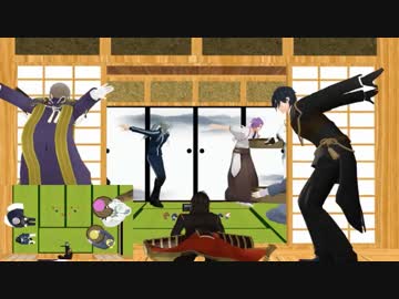 刀装を見守る刀剣男士達もまた、誰かに見守られていたようです