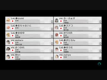 【プレイ動画】新春チーム杯2015予選Bブロック LaL vs vi¢ 1GP【MK8】