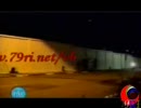 夜の街に徘徊する骸骨ライダー