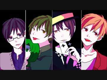 【手描きMAD】比較的平和な四人の罰ゲーム