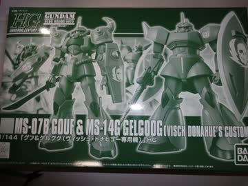 【ガンプラ】HGUCヴィッシュ専用ゲルググをパチ組みしてみた　修正版