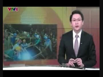 サムスン建設が建築するベトナムの港湾で足場が崩壊し死傷者多数発生！