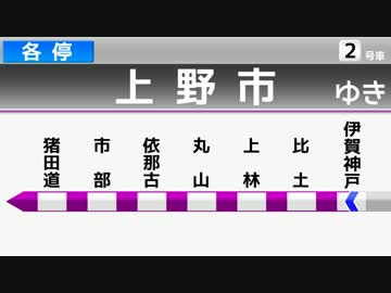 もしも伊賀鉄道200系にLCDがあったら