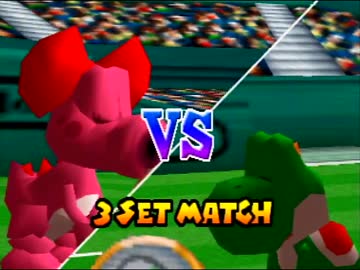 毛深い幼馴染と目隠し対戦してみた その②【マリオテニス64編】