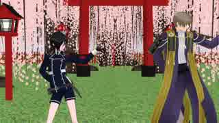 【MMD刀剣乱舞】薬研と長谷部にGirlsを踊ってもらった