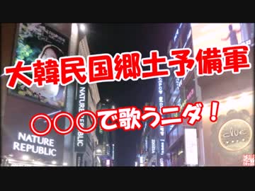 【大韓民国郷土予備軍】 パン○で歌うニダ！