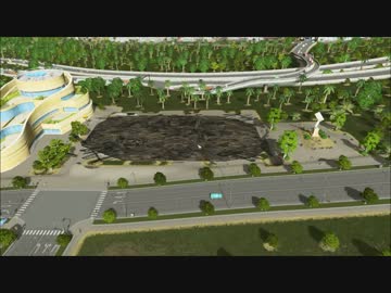 【Cities:Skylines】作成した都市を淡々と紹介: 貴重な建物も燃えルンです