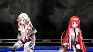 【ＭＭＤ】 Tda式IAとキクでKiss me 愛してる