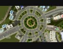 Cities Skylinesでマジックラウンドアバウトを眺める動画