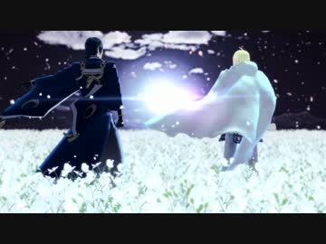 【MMD刀剣乱舞】山姥切国広くんと三日月さんでGLIDE【踊り＋寸劇】