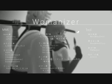 【MMD銀魂】坂田さんとさっちゃんでWomanizer