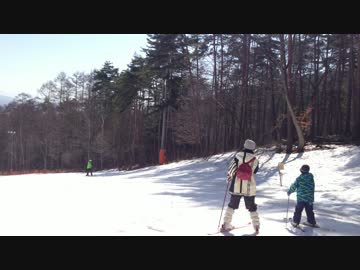 富士見パノラマスキー場から八ヶ岳を眺める