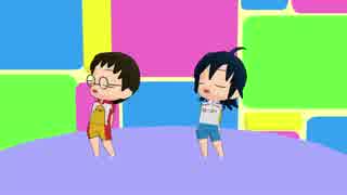 【ペダルMMD】　たべーるー　【小野田と真波】