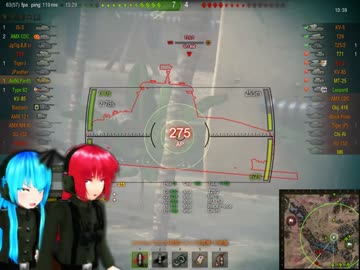 【WOT】小悪魔が行く！出稼ぎ戦記～ドスコイは中戦車...～　【偵パン】