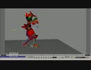Glitter Force うしろ歩き　モーション作成