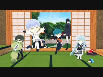 【MMD刀剣乱舞】レア太刀４名は不思議なきのこを食べたようです