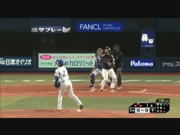 カメラが揺れるほどの強風で、ファールになる打球が満塁ホームランに。