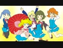 ペイント＋マウスできんモザ１期OPを描いてみた（未完）