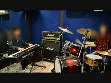 【ピアノ/ドラム】からくりピエロ　弾き叩いてみた【ＤＵＯ】