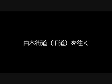 【車載動画】白木街道を往く