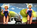 【東方MMD】RQ藍様をディティールUPしたので比較してみた【GIRLS】