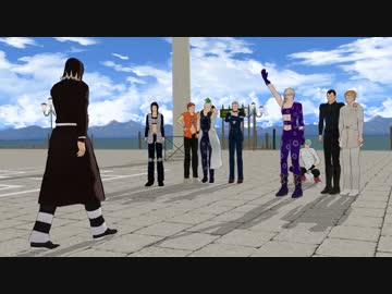【MMD】暗チでノンテロップED風に夜明けと蛍【ジョジョ】