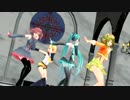 【MMD】 ミク・テト・リン・ＧＵＭＩでBad ∞ End ∞ Night