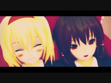 【カメラ配布】　制服アリスと霊夢ちゃんで　ハートアラモード　