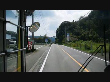 【前面展望】宿毛駅ー清水プラザパル②【高知西南交通バス】