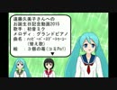 【３個の苺】初音ミク＋ピアノ　遠藤久美子さんへのHappy birthday to you 2015